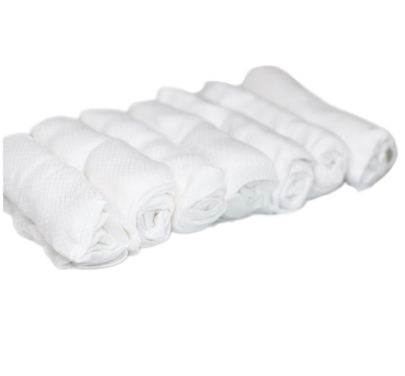 Ansiktsklut i bambus - 7 pack