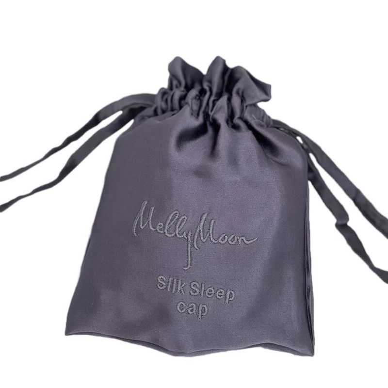 Sove turban i silke-koksgrå