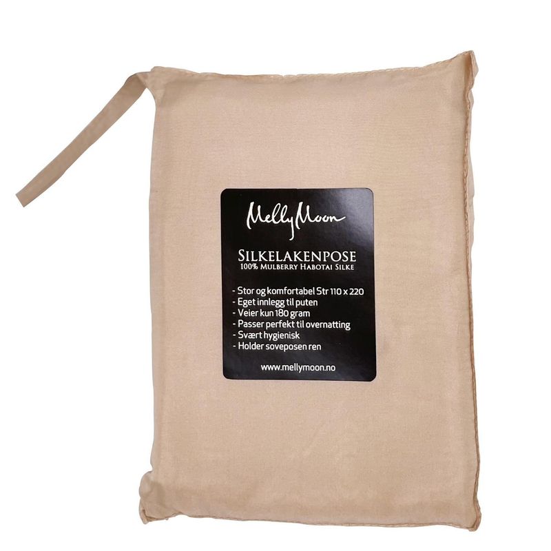 Silkelakenpose - champagne