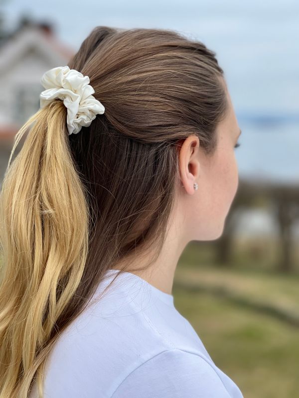 Scrunchies - hvit