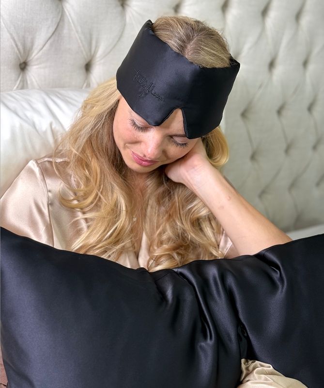 Sovemaske pillow - sort