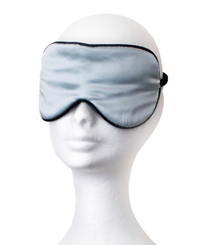 Putetrekk/Sovemaske - isblå