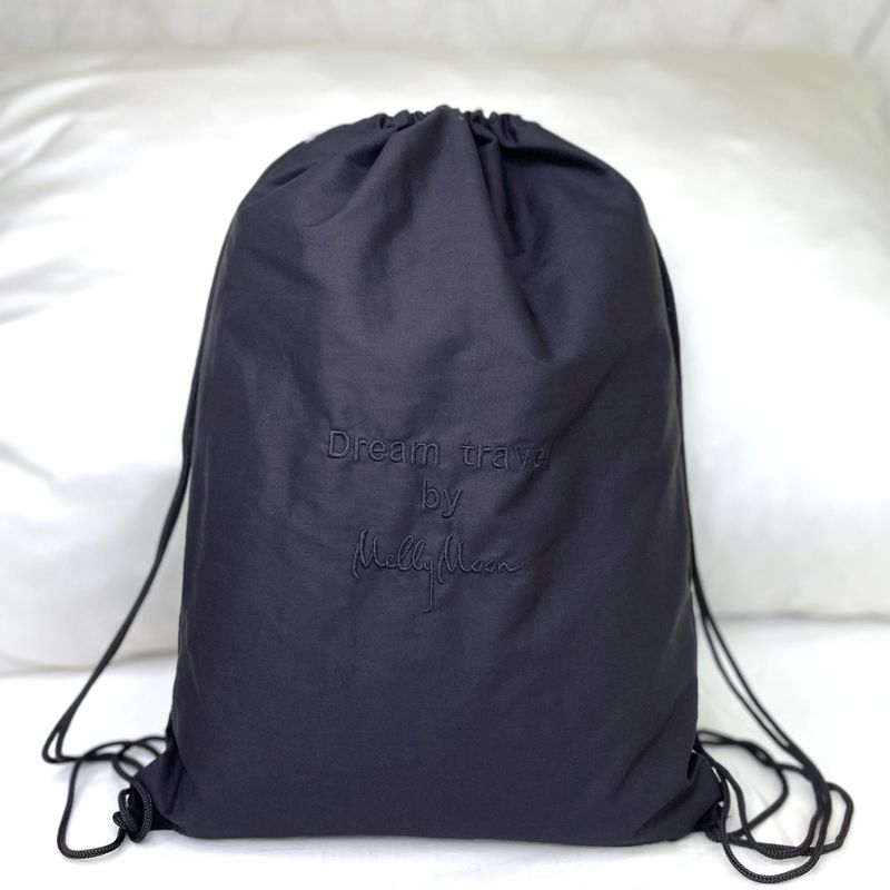 Reisepute i silke- rosa