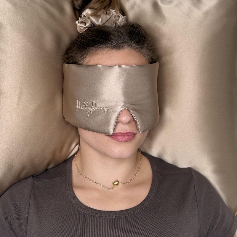 Sovemaske pillow - champagne