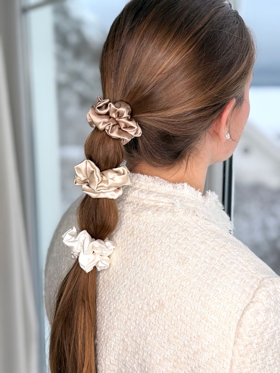 Scrunchies - nude 